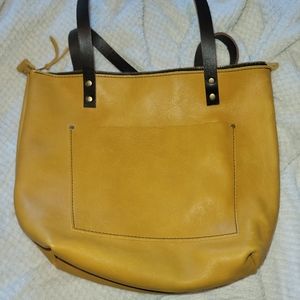 Portland Leather Goods Honeycomb? Med Zipper Tote